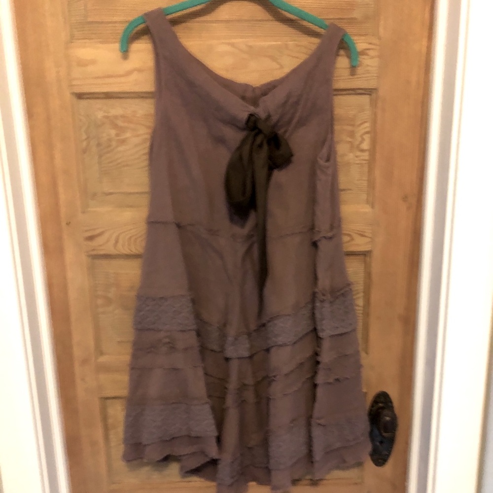 Rosy Brown Anthropologie Dress